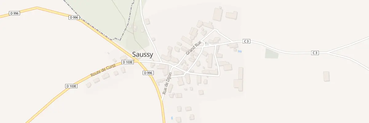 Plan du 2 Rue Grand Rue à Saussy