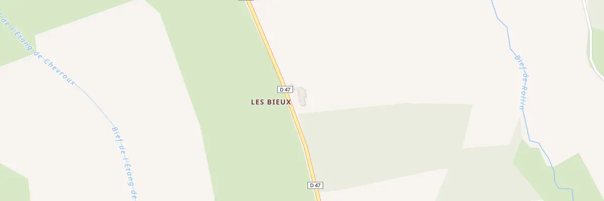 Plan du 1127 Rte de Dommartin à Chevroux