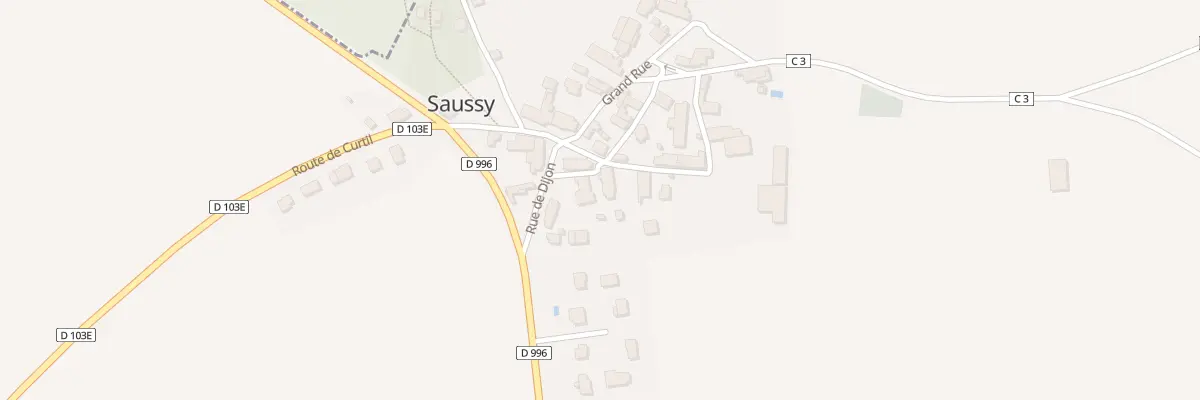 Plan du 1 Rue Derrière l’Eglise à Saussy