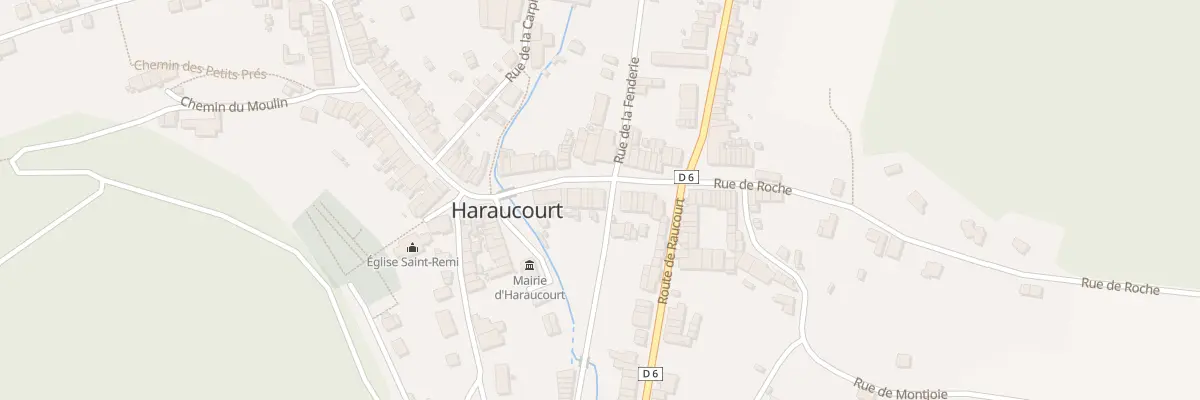 Plan du 12 Rue Haute à Haraucourt