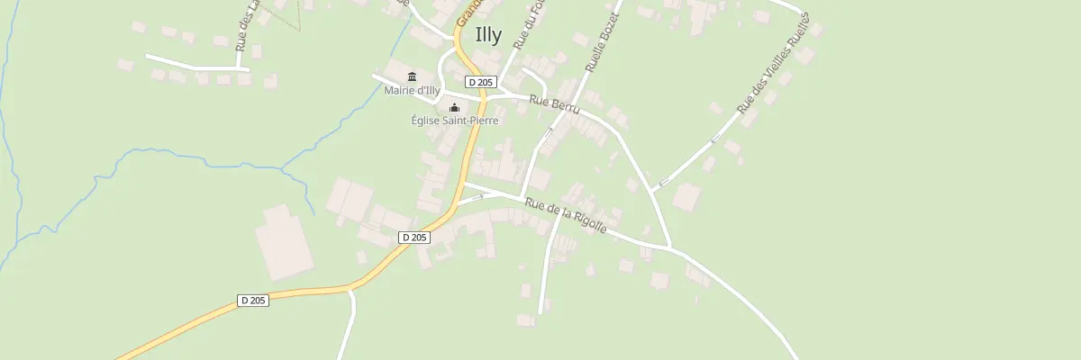 Plan du 7 Rue de la Rigolle à Givonne