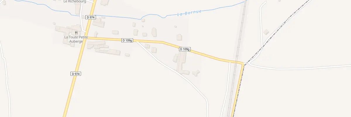 Plan du 10 Rte de Boncourt-le-Bois à Vosne-Romanée