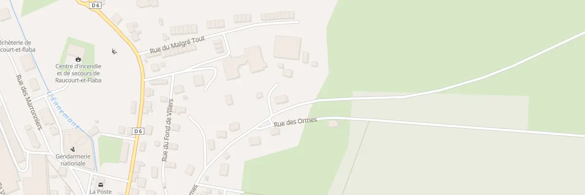 Plan du 32 Rue des Ormes à Raucourt-et-Flaba