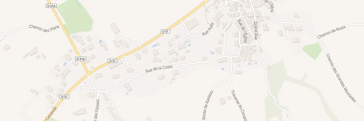 Plan du 9002 La Coste à Saint-Roman-de-Malegarde