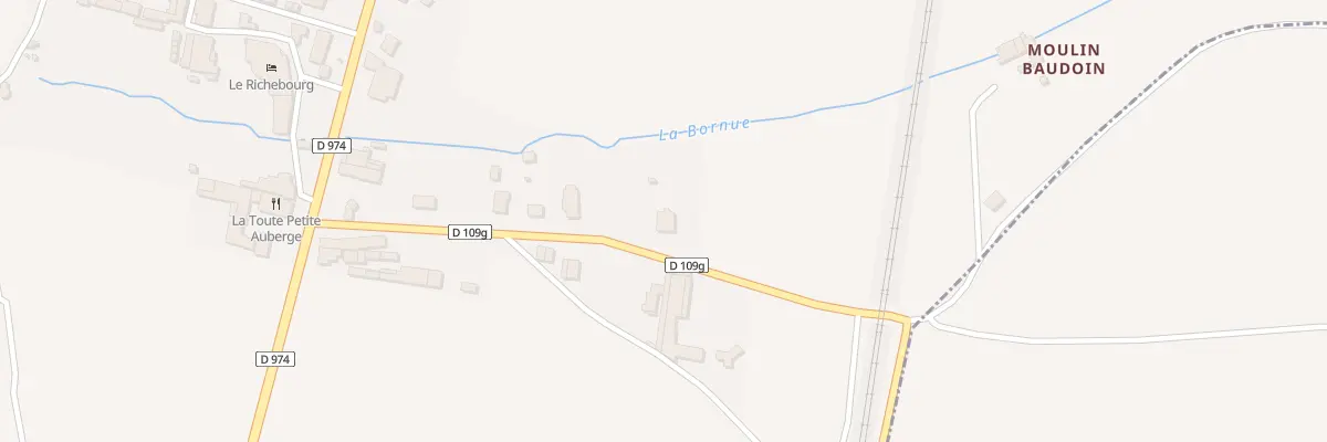 Plan du 13 Rte de Boncourt-le-Bois à Vosne-Romanée