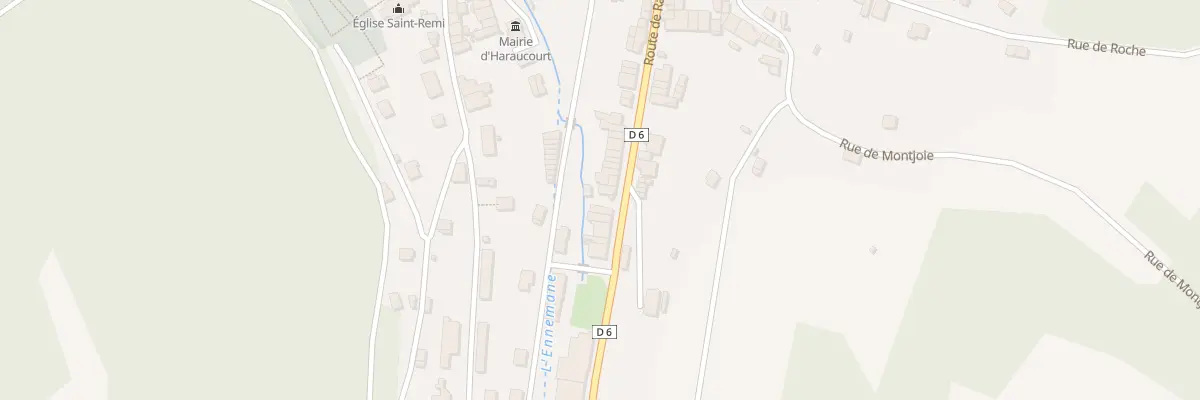 Plan du 36 Rte de Raucourt à Haraucourt