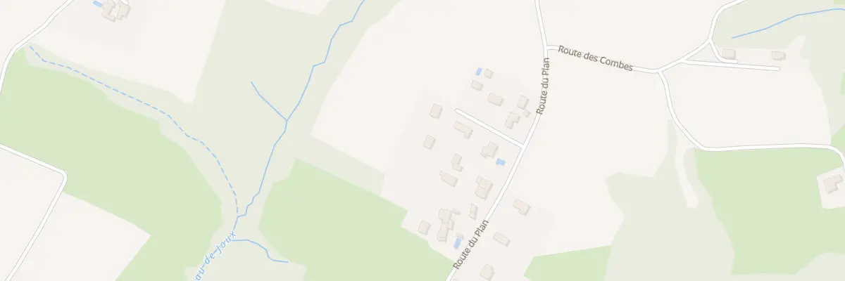Plan du 95 Rte du Plan à Luzinay