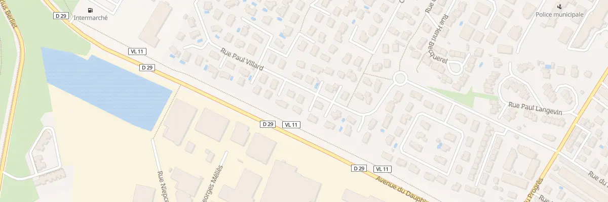 Plan du 46 Rue Paul Villard à Chassieu