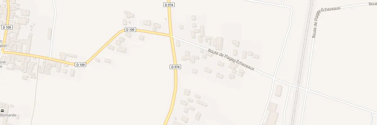 Plan du 74B Rte Nationale 74 à Vosne-Romanée