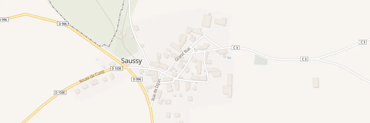 Plan du 1 Rue Saint-nicolas à Saussy