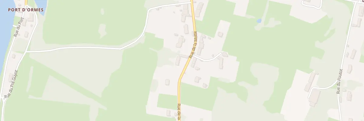 Plan du 280 Rue de la Motte à Ormes