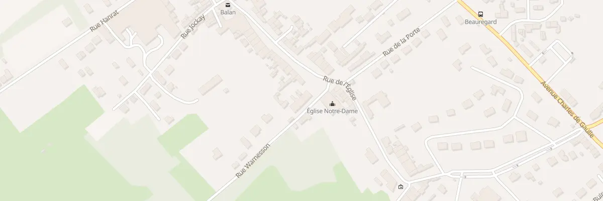 Plan du 1 Rue Warnesson à Balan