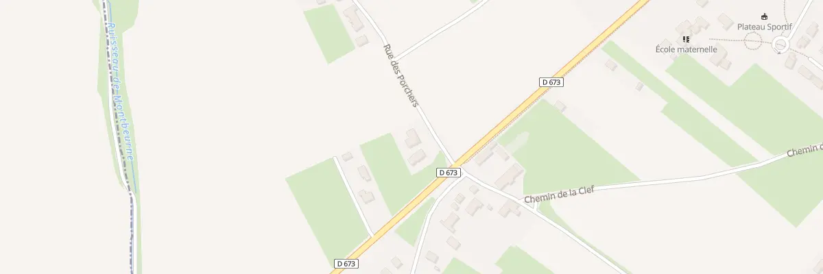 Plan du 18A Rue des Porchers à Bey
