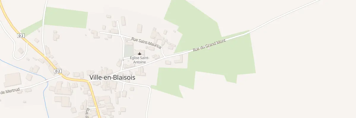 Plan du 22 Rue du Grand Mont à Ville-en-Blaisois
