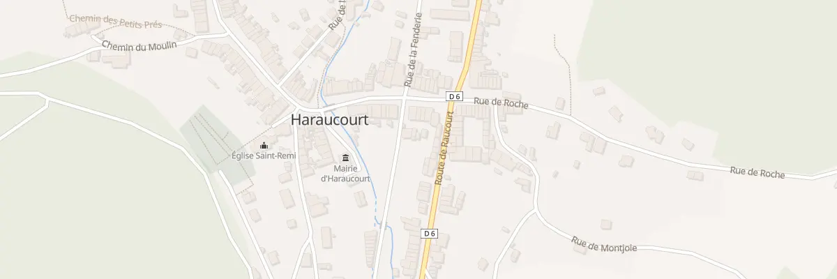 Plan du 18 Rue Haute à Haraucourt
