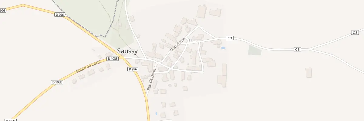 Plan du 3 Rue Saint-nicolas à Saussy