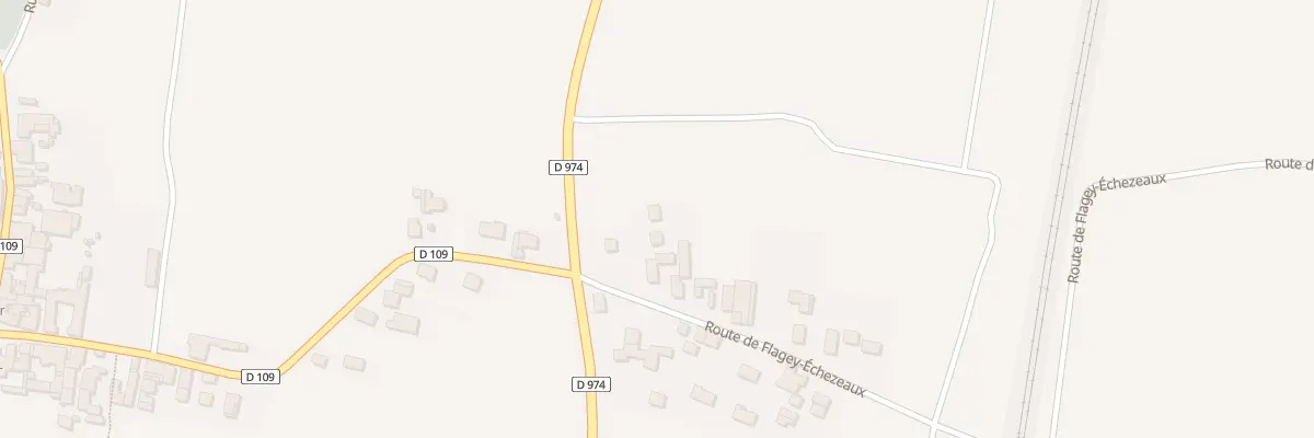 Plan du 5 Rte de Flagey-Echezeaux à Vosne-Romanée