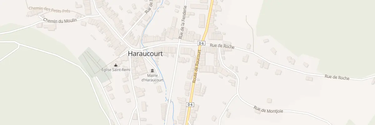 Plan du 20 Rue Haute à Haraucourt
