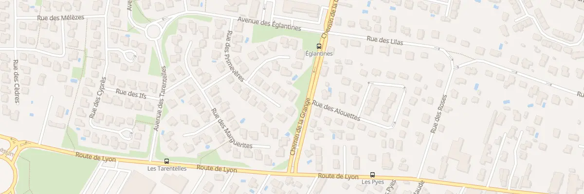 Plan du 19 Rue des Primevères à Chassieu