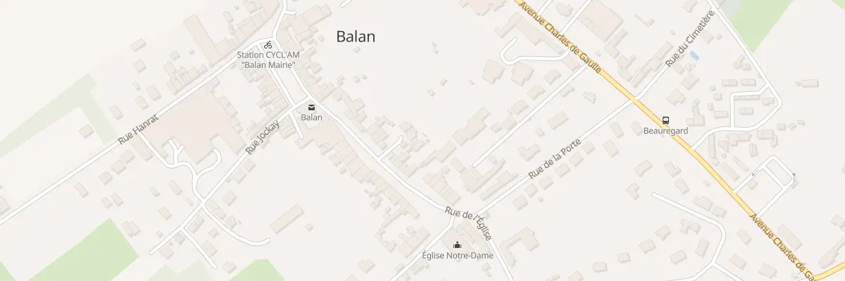 Plan du 5241 Rue de l’Eglise à Balan