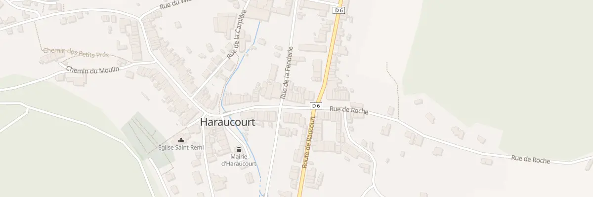 Plan du 31 Rue Haute à Haraucourt