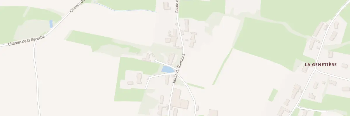 Plan du 278 Rte de Raimbos à Simandre