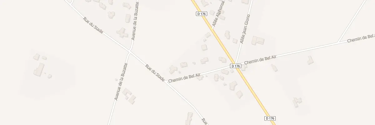 Plan du 54 Av de Provence à Malissard