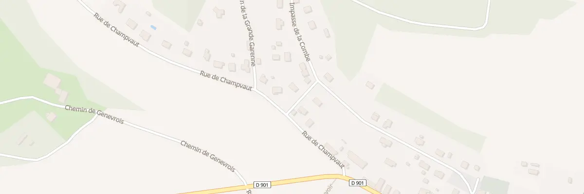 Plan du 20 Rue de la Combe Boulanger à Courtivron