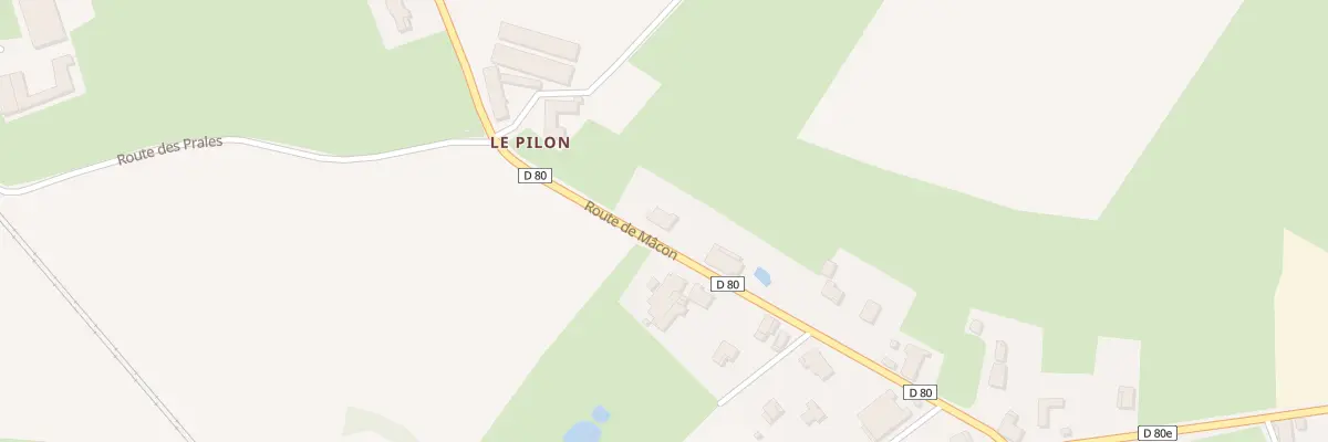 Plan du 310 Rte de Mâcon à Perrex