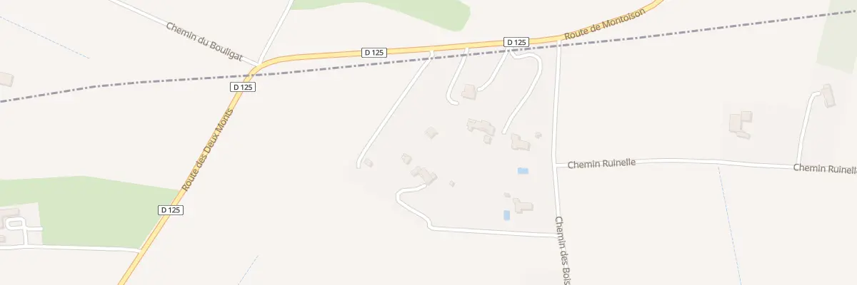 Plan du 145 Rte des Deux Monts à Upie