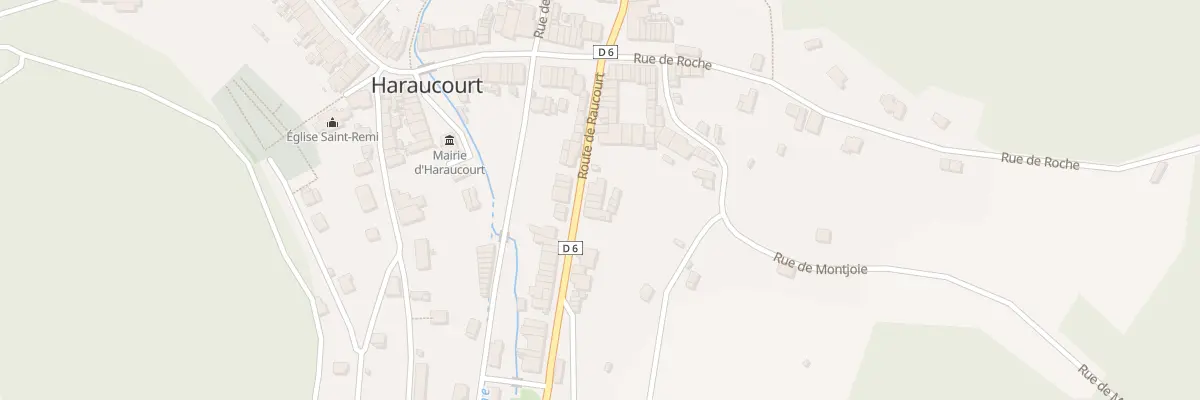 Plan du 13 Rte de Raucourt à Haraucourt
