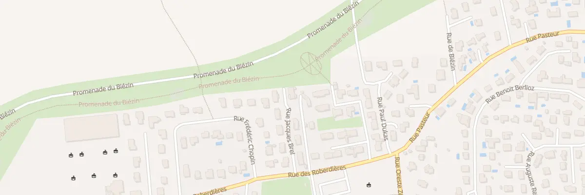 Plan du 8 Rue Jacques Brel à Chassieu