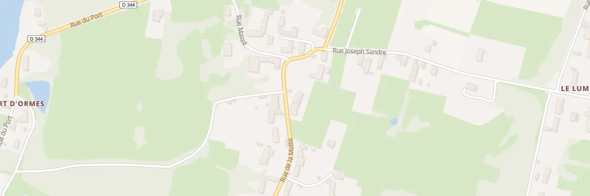 Plan du 121 Rue de la Motte à Ormes
