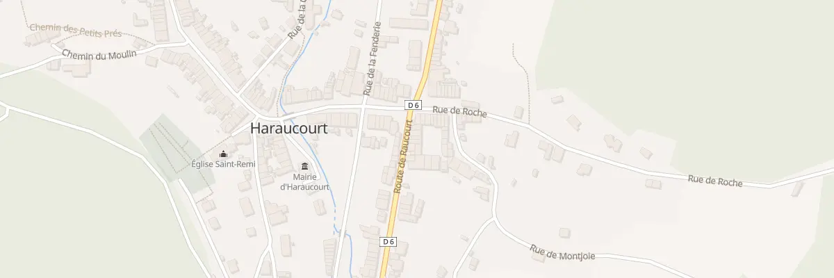 Plan du 2 Crs du Chateau à Haraucourt