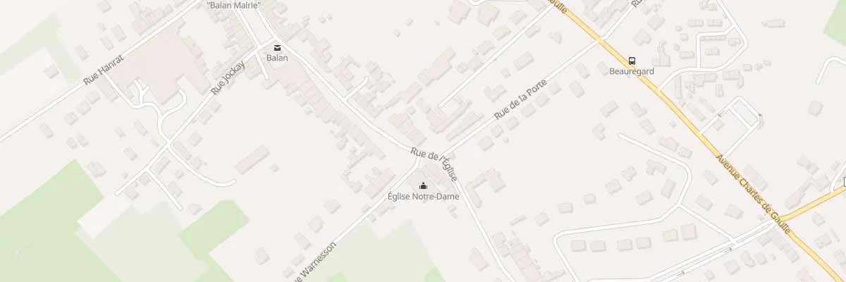Plan du 47 Rue de l’Eglise à Balan