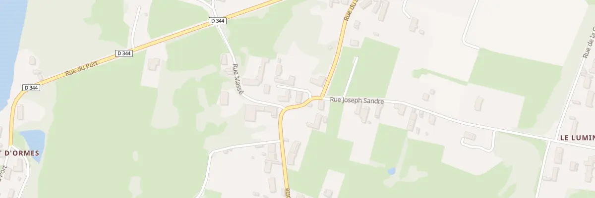 Plan du 44 Rue de la Motte à Ormes