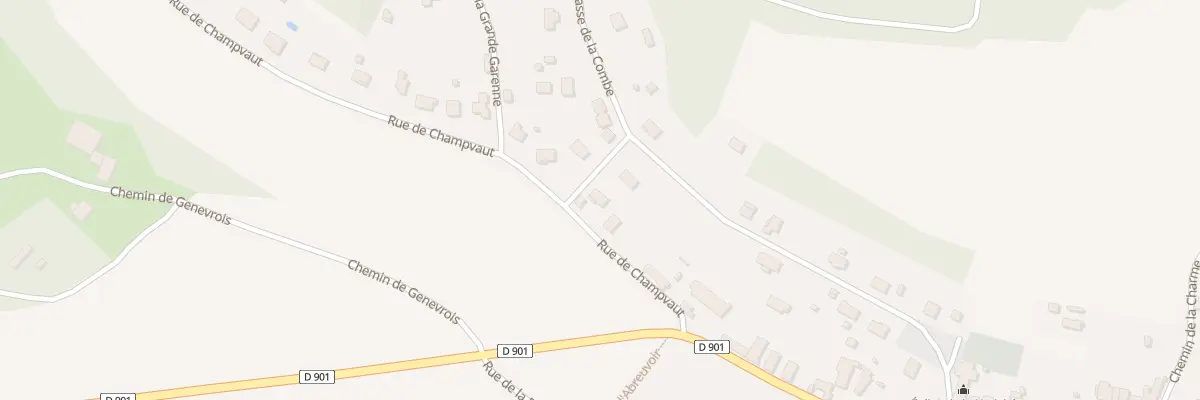Plan du 8 Rue de Champ Vaut à Courtivron