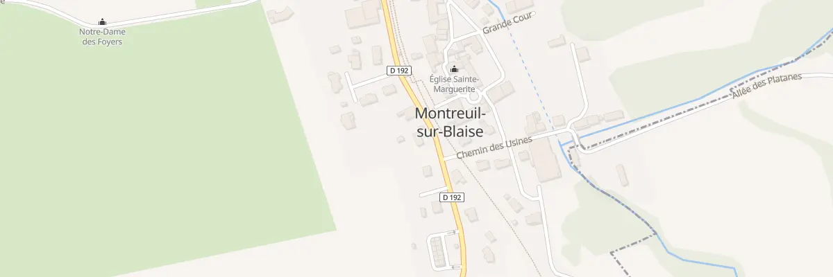 Plan du 5 Rue du Général de Gaulle à Montreuil-sur-Blaise