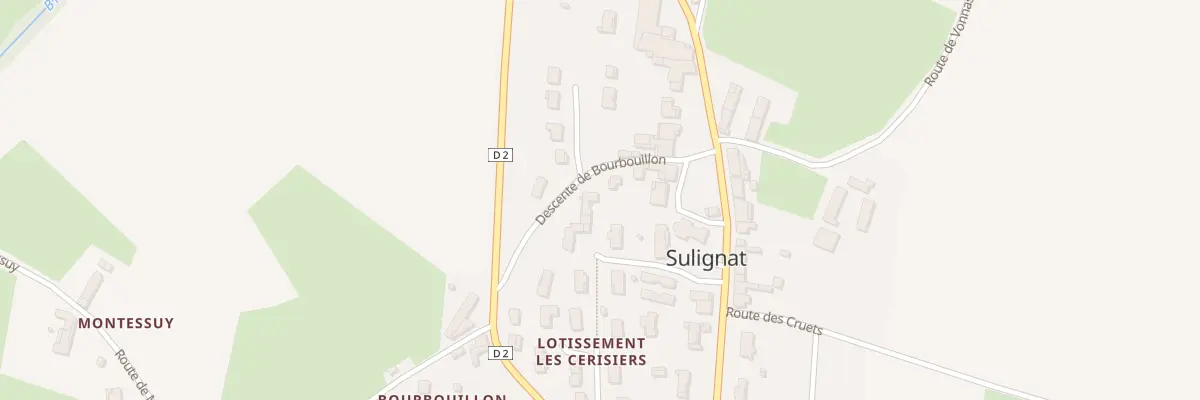 Plan du 5207 Le Village à Sulignat