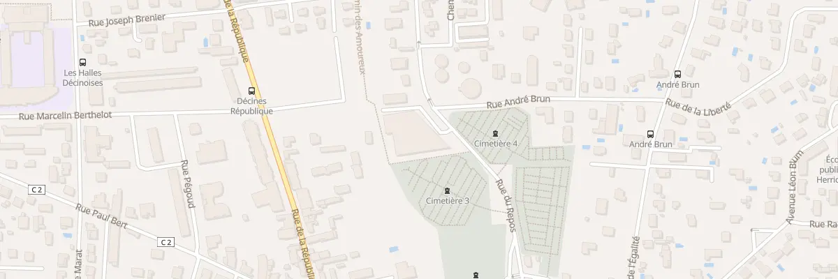 Plan du 17 Rue du Repos à Décines-Charpieu