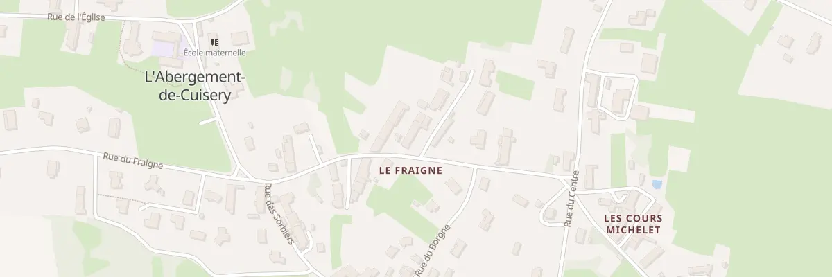 Plan du 1091A Rue du Fraigne à L’Abergement-de-Cuisery