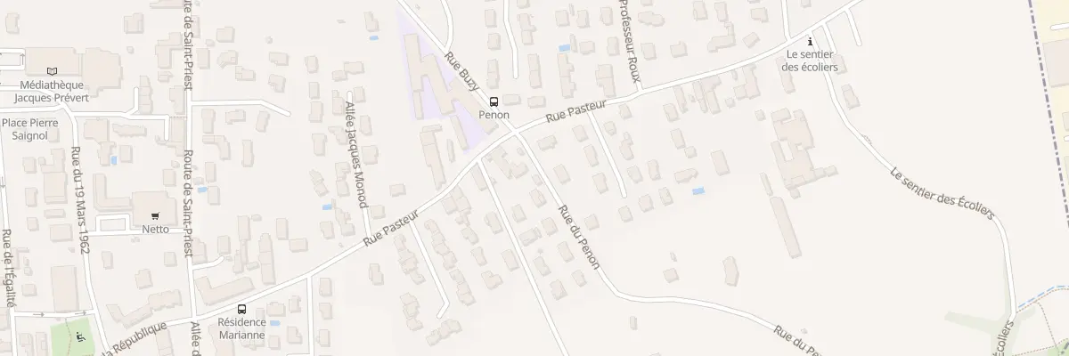 Plan du 1B Rue du Penon à Mions