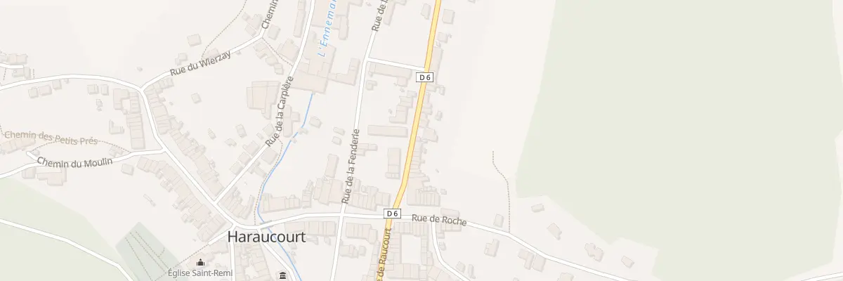 Plan du 18 Rte de Sedan à Haraucourt