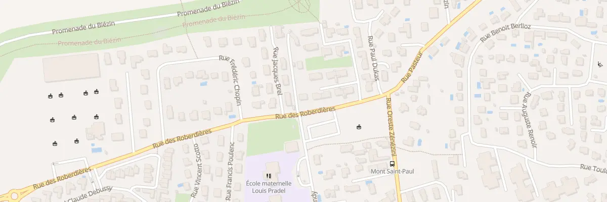 Plan du 155 Rue des Roberdières à Chassieu