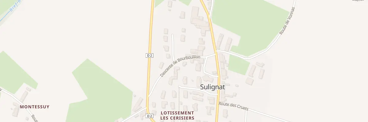 Plan du 5318 Le Village à Sulignat