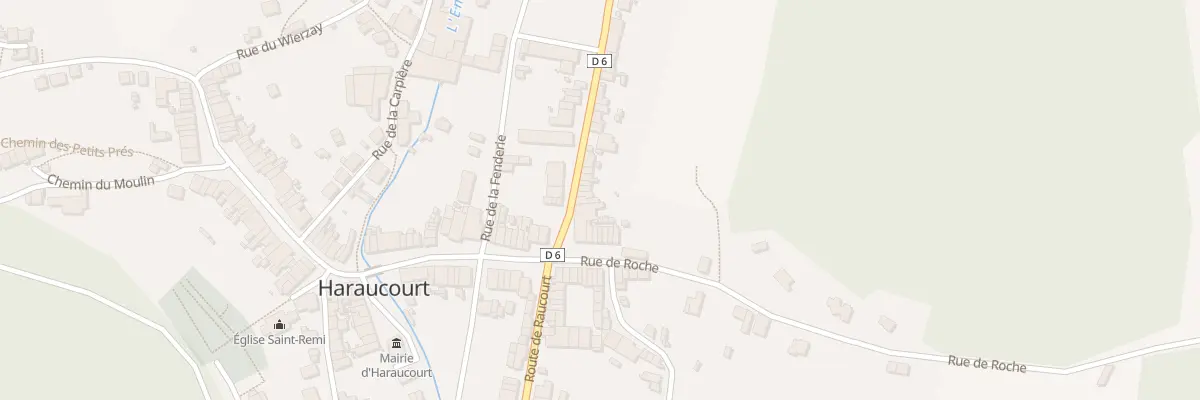 Plan du 4 Rte de Sedan à Haraucourt