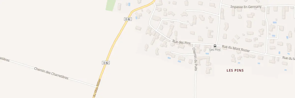 Plan du 850 Rue des Pins à Tramoyes