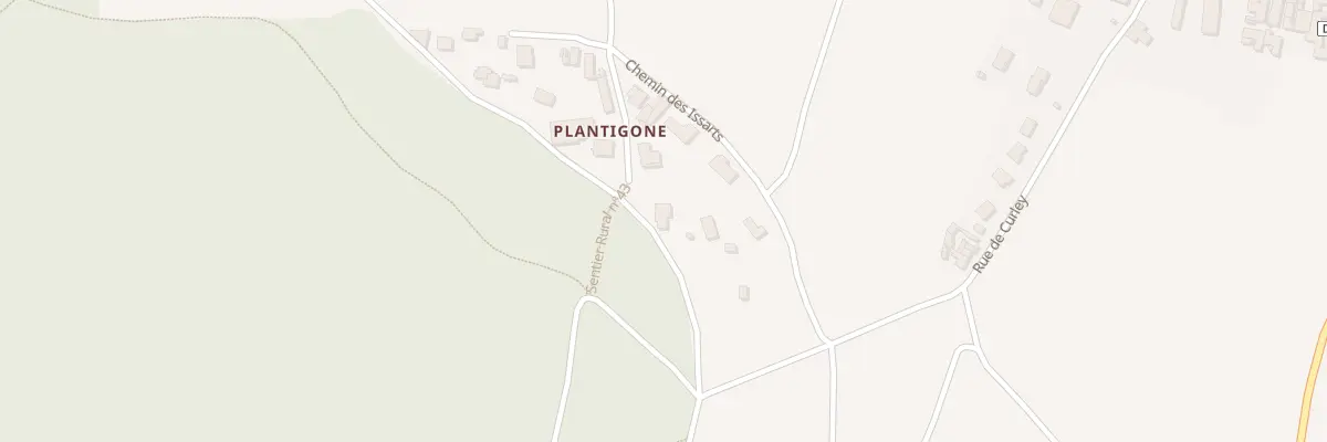 Plan du 9001 Plantigone Ou Issart à Gevrey-Chambertin