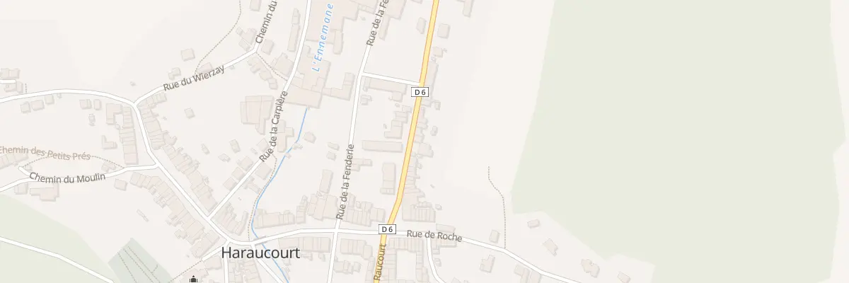 Plan du 22 Rte de Sedan à Haraucourt