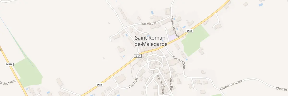 Plan du 5063 Le Village à Saint-Roman-de-Malegarde